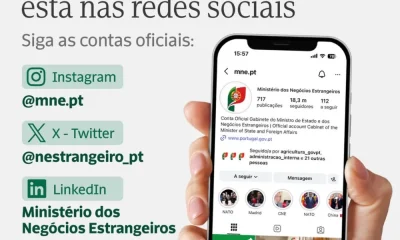 República Portuguesa está com Ministério dos Negócios Estrangeiros de Portugal.