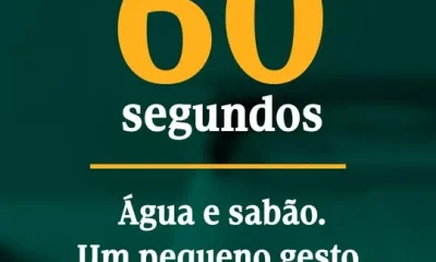 Sabia que, ao lavar as mãos, está a preservar a sua saúde e a das pessoas à sua …