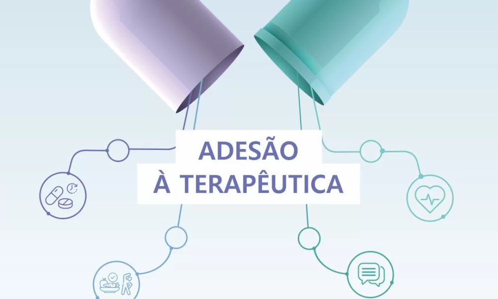 Sabia que… a adesão ao tratamento está associada a uma redução de 21% no risco …