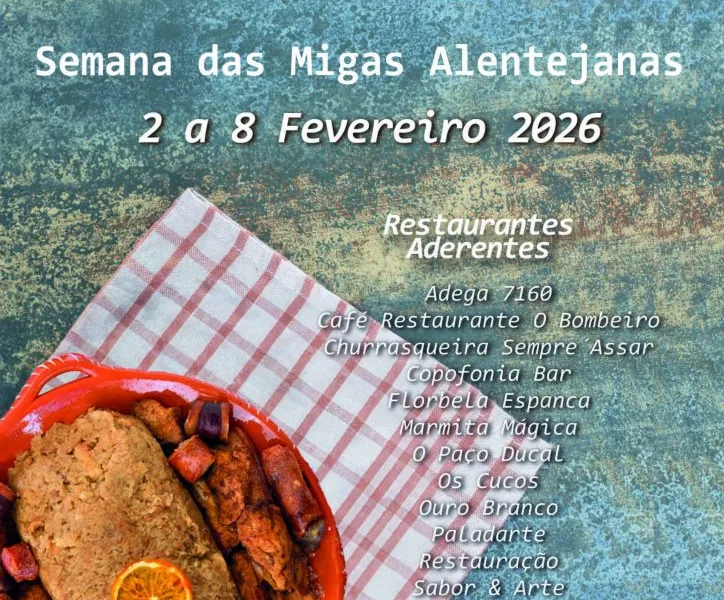 Gastronomia: As migas são rainhas à mesa em Vila Viçosa de 2 a 8 de fevereiro