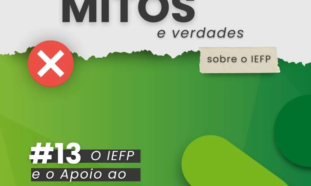 Será Mito ou Verdade?  
O IEFP apoia o Artesanato Nacional. 

Se quer saber mais…