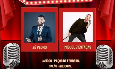 Stand-up comedy integra programa das Festas em Honra de Nossa Senhora da Hora, em Lamoso