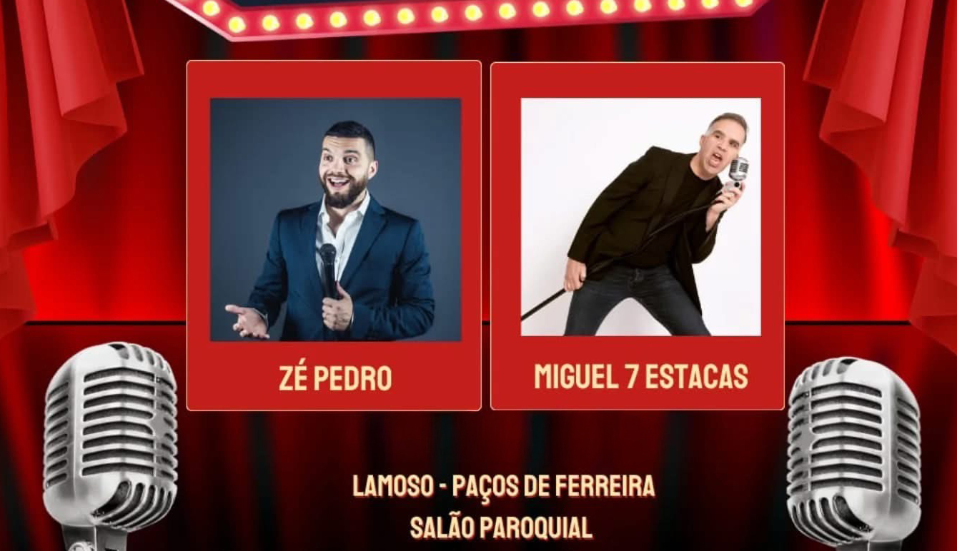 Stand-up comedy integra programa das Festas em Honra de Nossa Senhora da Hora, em Lamoso