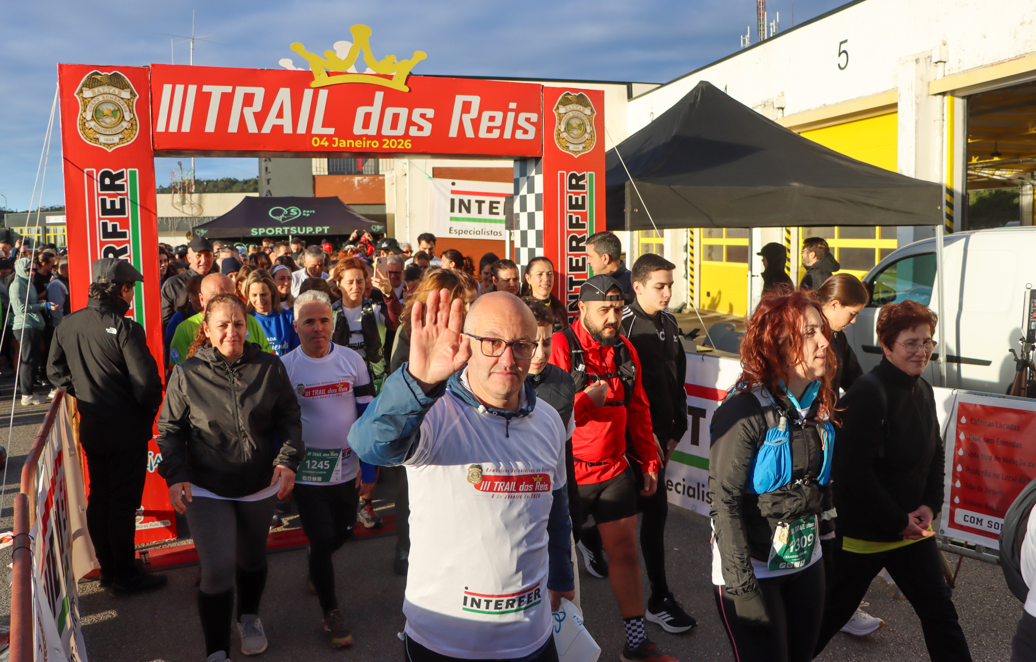 Trail dos Reis Solidário reuniu cerca de 800 participantes em Baltar