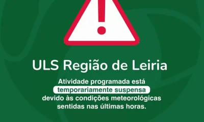 ULS Região de Leiria suspende atividade programada

A Unidade Local de Saúde (UL…