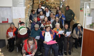 Utentes de IPSS de Souselo cantaram Janeiras na Câmara Municipal de Cinfães
