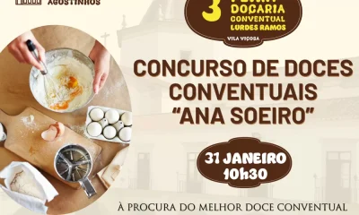 VILA VIÇOSA | III FEIRA DE DOÇARIA CONVENTUAL “LURDES RAMOS” | CONCURSO DE DOCES…