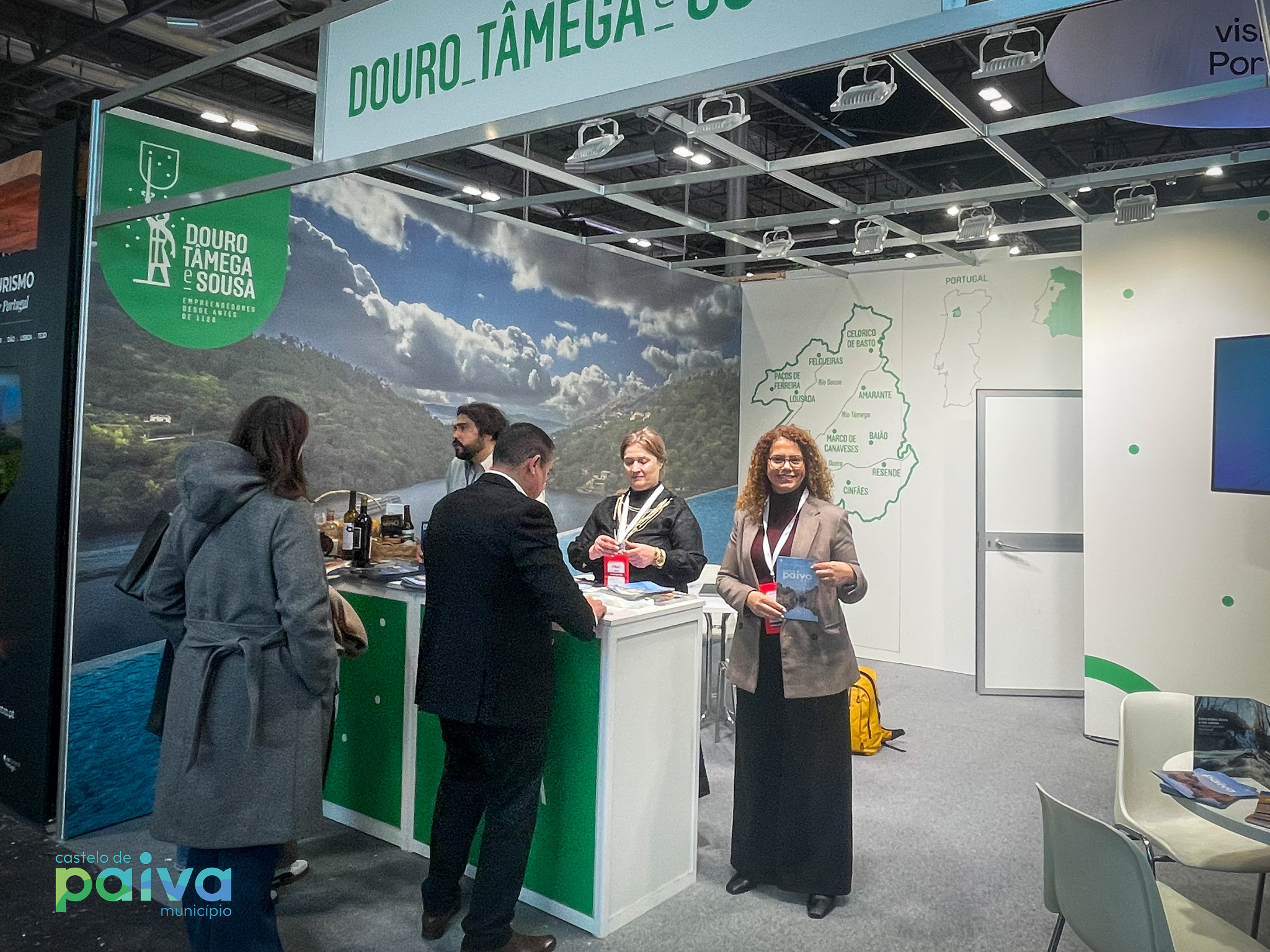 Castelo de Paiva expõe oferta turística na feira internacional de turismo FITUR 2026 em Madrid