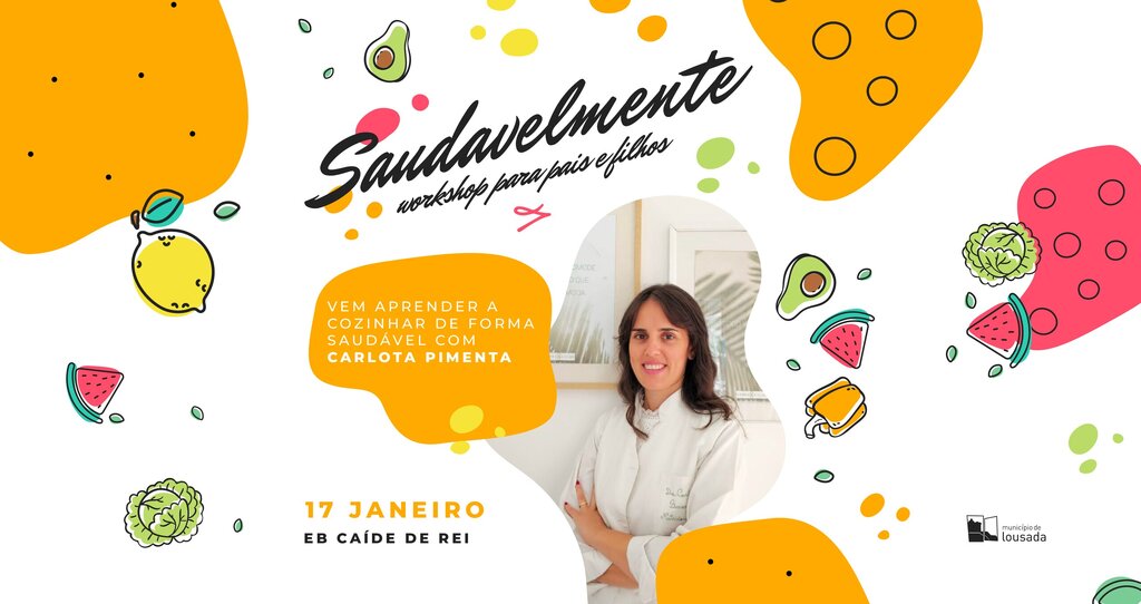 Workshop “Saudavelmente” promove alimentação saudável para pais e filhos em Caíde de Rei