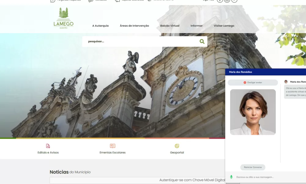 Maria dos Remédios é a nossa nova assistente virtual