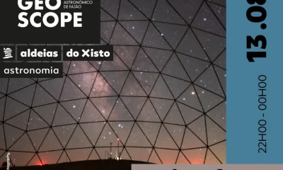 CM Pampilhosa da Serra / Geoscope recebe ‘Noite das Perseidas’ com sessão especial