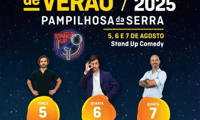 CM Pampilhosa da Serra / “Noites de Verão” regressam com grandes nomes da comédia