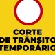 Corte Parcial de Trânsito na Rua Conselheiro Temudo de Oliveira e Rua Dr. José Maria Grande