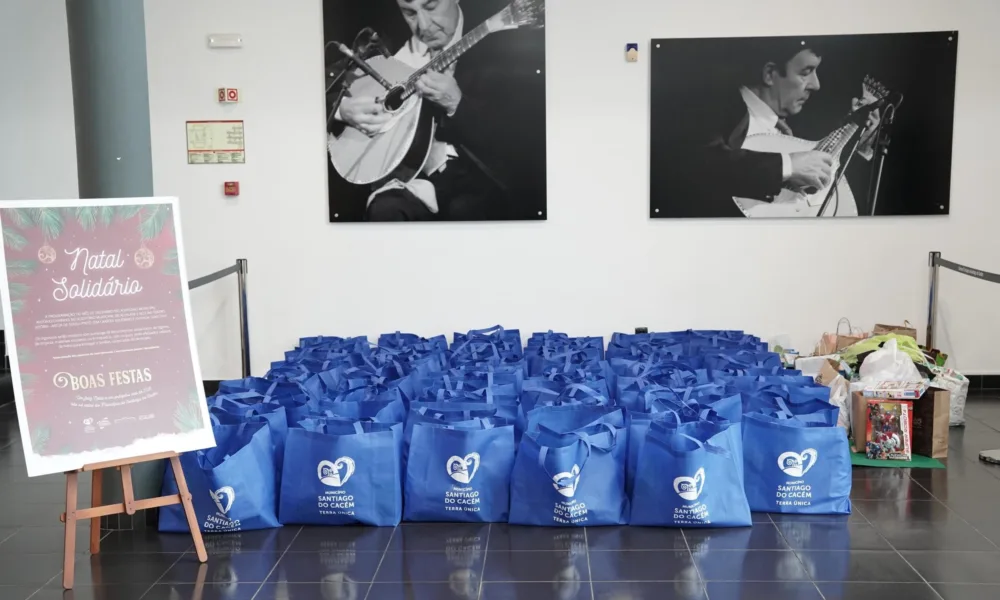Campanhas solidárias em dezembro proporcionam a 78 famílias cabazes com bens essenciais – Câmara Municipal de Santiago do Cacém