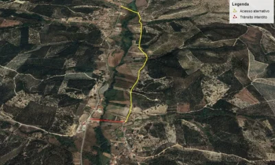 Atenção Condutores: Ribeira de Margem força corte de estrada por tempo indeterminado