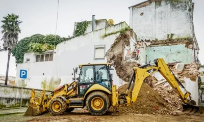 Rua Alexandre Herculano: Município intervém em prédio que ameaçava ruir