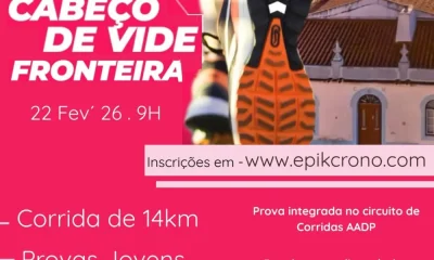 Desporto: Fronteira e Cabeço de Vide unem-se na 2.ª edição da Corrida ECO Run