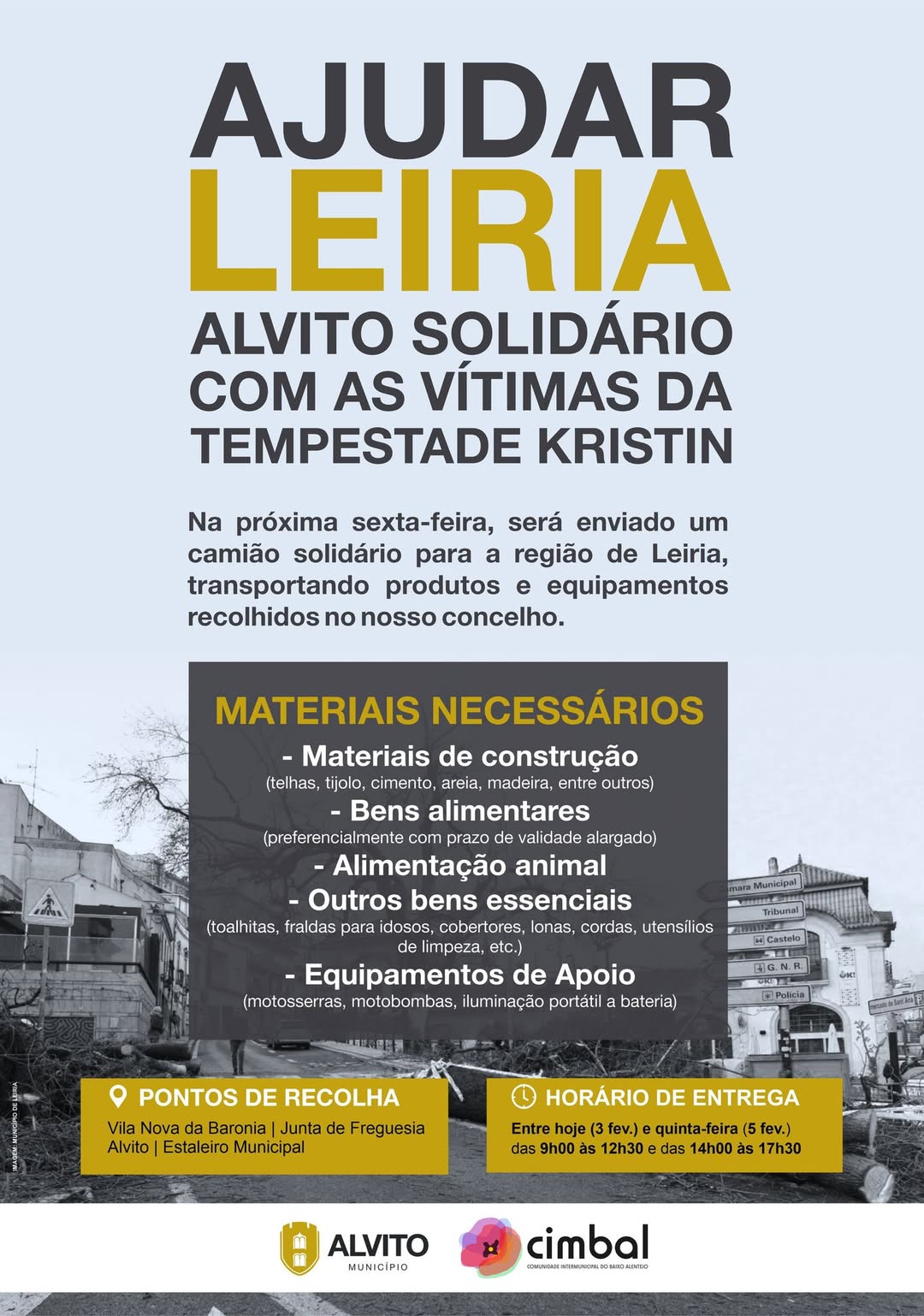 Informação!!

Devido às condições meteorológicas adversas, informamos que a reco…