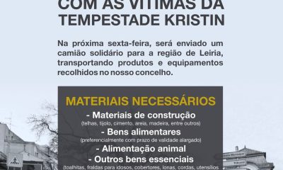 Concelho de Alvito Solidário com as Vítimas da Tempestade Kristin

O Município d…