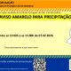 Aviso Amarelo – Precipitação 
 Entre as 12h00 e as 15h00 de dia 07/02

#municipi…