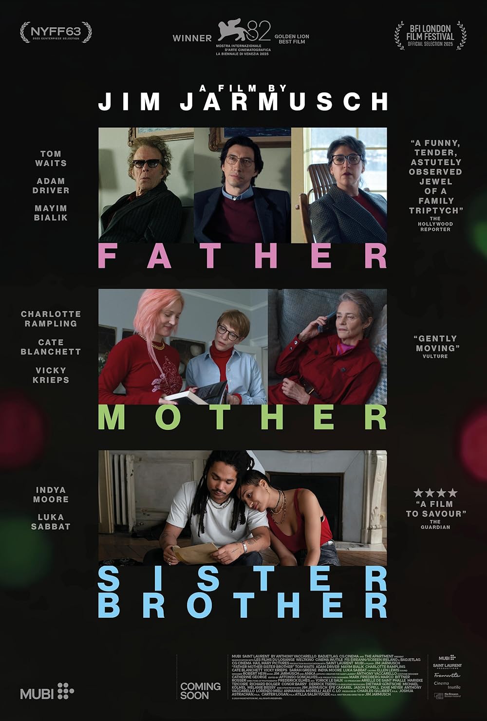 Cinema CAEP :: Pai Mãe Irmã Irmão, de Jim Jarmusch, com Tom Waits, Adam Driver, …