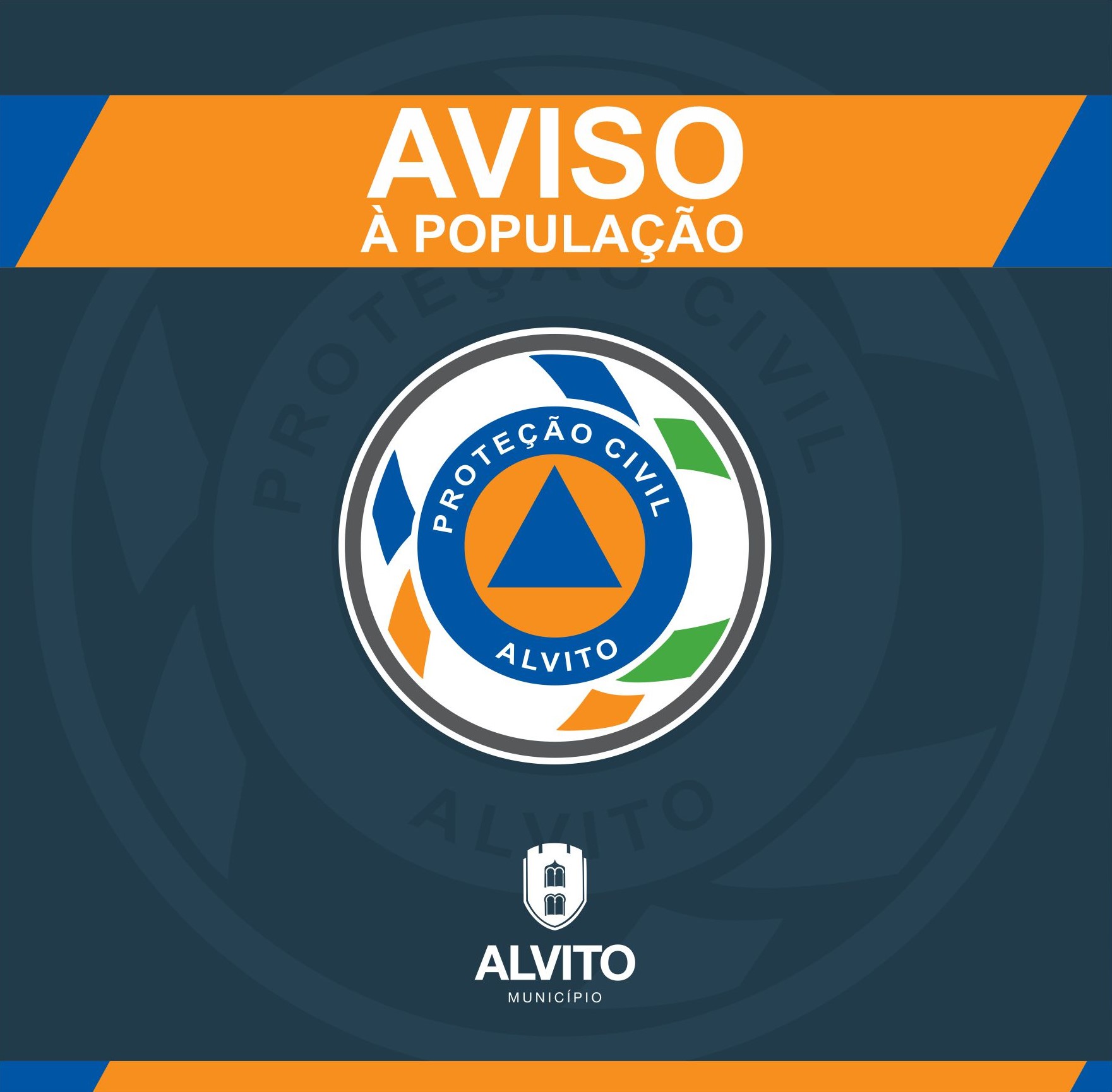 ALERTA: AGRAVAMENTO DAS CONDIÇÕES METEOROLÓGICAS

O Município de Alvito informa…
