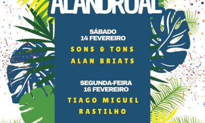 Carnaval no Alandroal 

 14 de fevereiro – Sábado
Sons e Tons  Alan Briats 

 16…