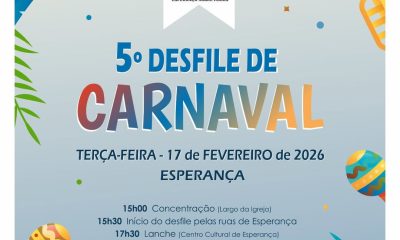 DIVULGAÇÃO

5.º DESFILE DE CARNAVAL

Dia 17 de fevereiro (terça-feira), a partir…