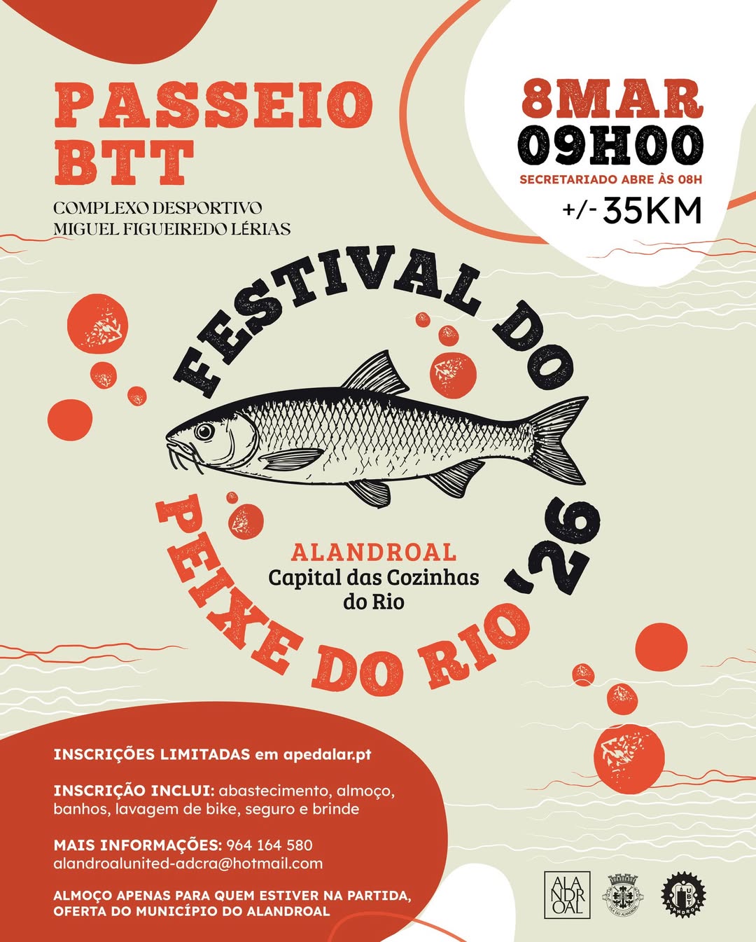 O nosso Festival do Peixe do Rio está quase a chegar e traz muitas atividades pa…