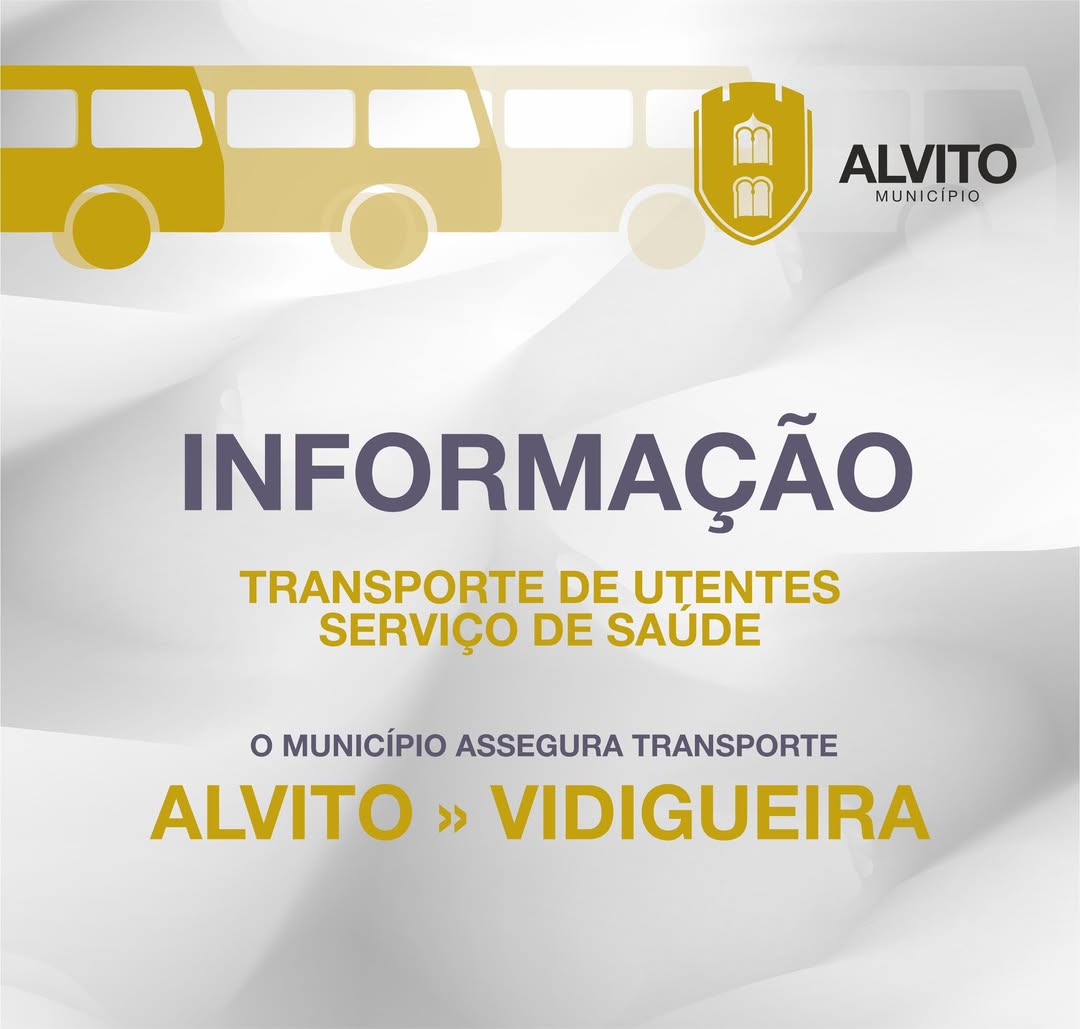 Informação – Transporte de utentes

O Município de Alvito informa que o centro d…