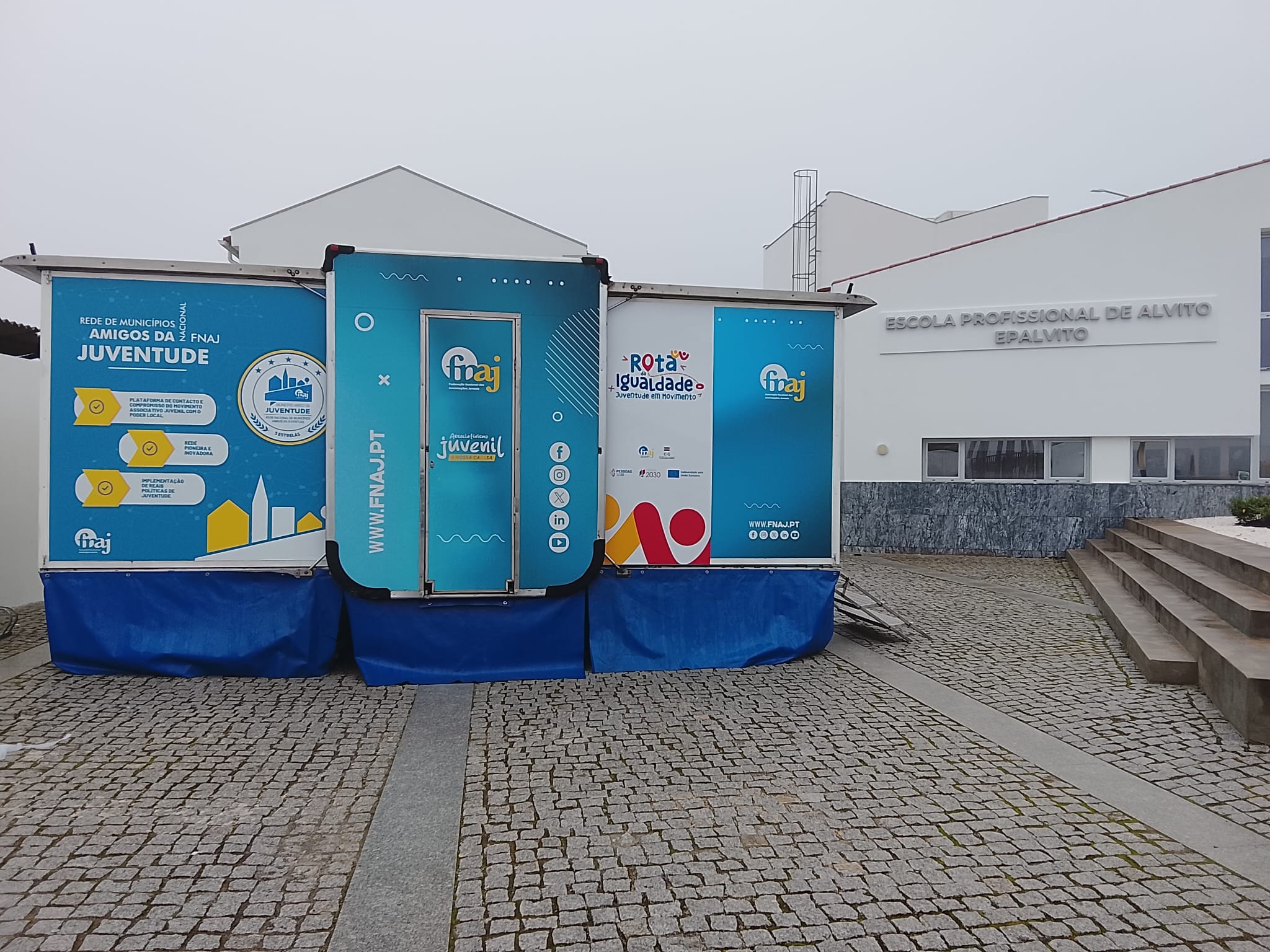 Carrinha da Igualdade da FNAJ mobilizou jovens da Escola Profissional de Alvito …