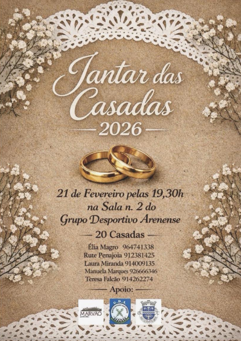 No próximo dia 21 de fevereiro, realizam-se os tradicionais jantares de casados…