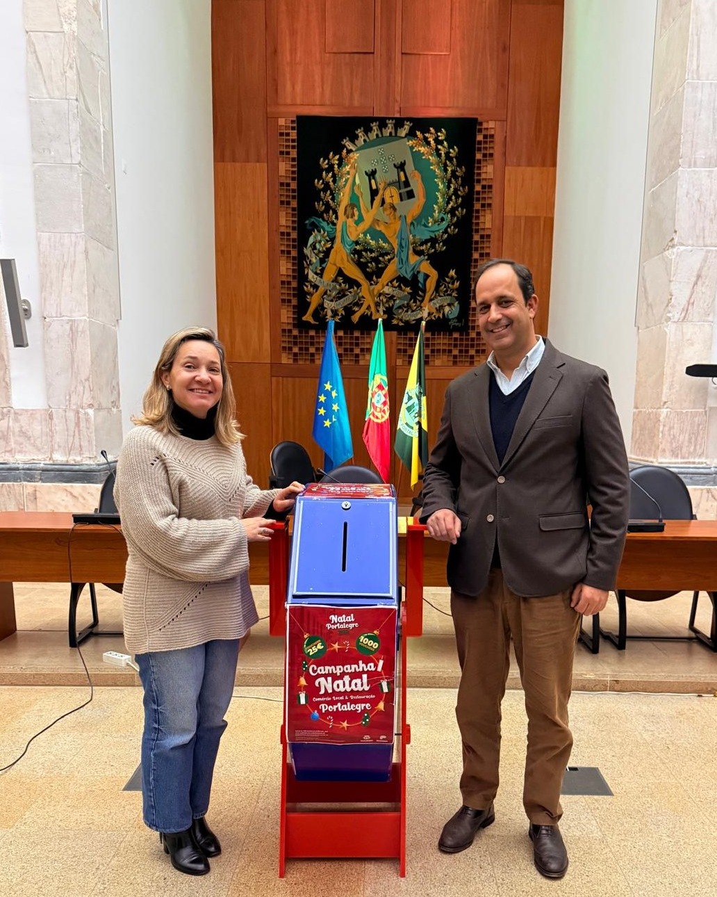 No âmbito da Campanha de Natal do Comércio Local e Estabelecimentos de Restauraç…