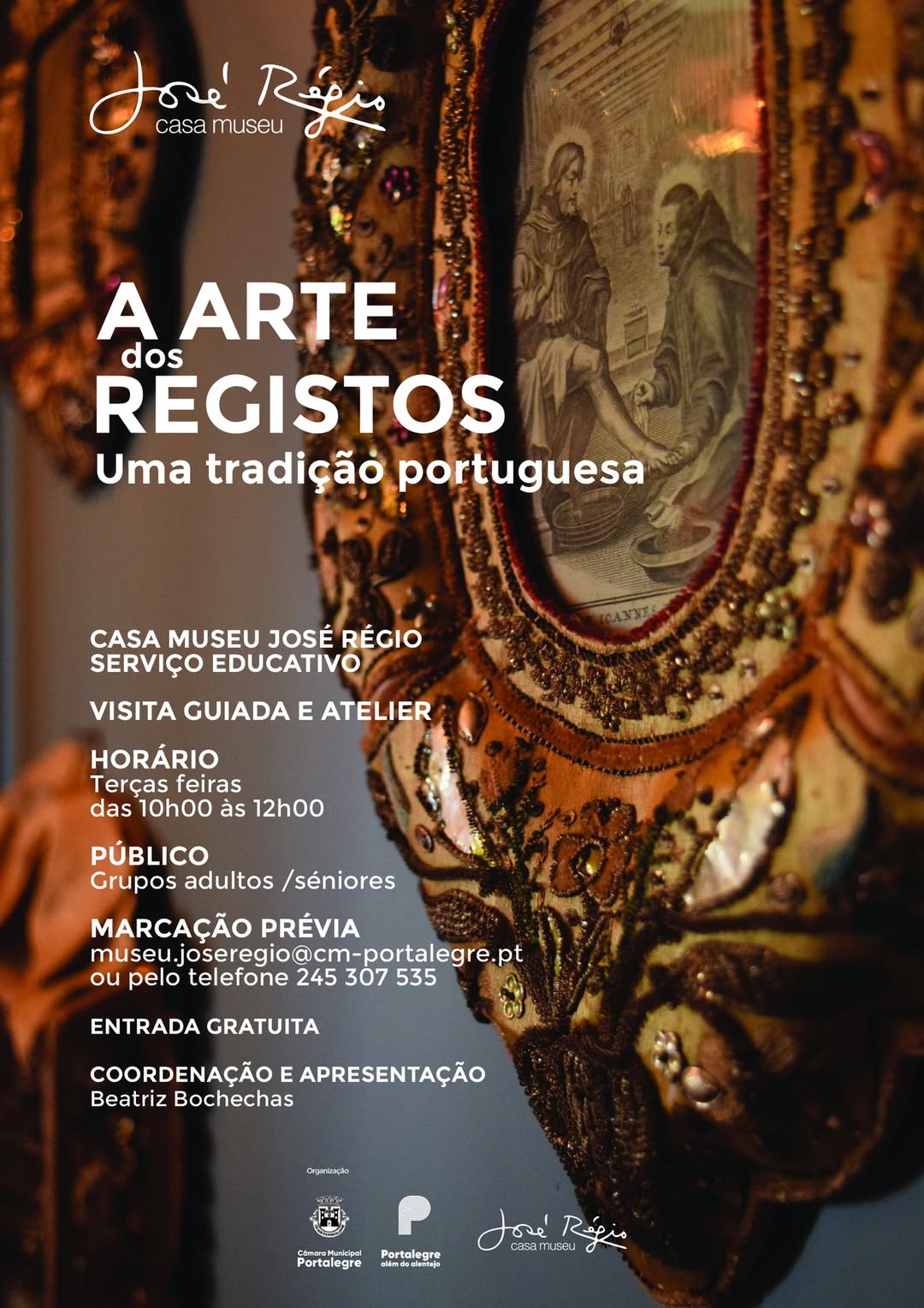 “A Arte dos Registos – Uma Tradição Portuguesa”, na Casa-Museu José Régio, visit…