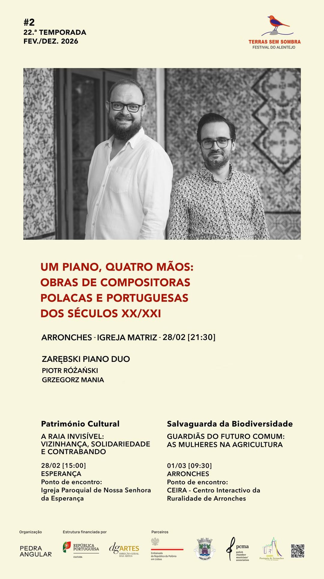 FESTIVAL TERRAS SEM SOMBRA

PATRIMÓNIO CULTURAL | A RAIA INVISÍVEL: VIZINHANÇA, …