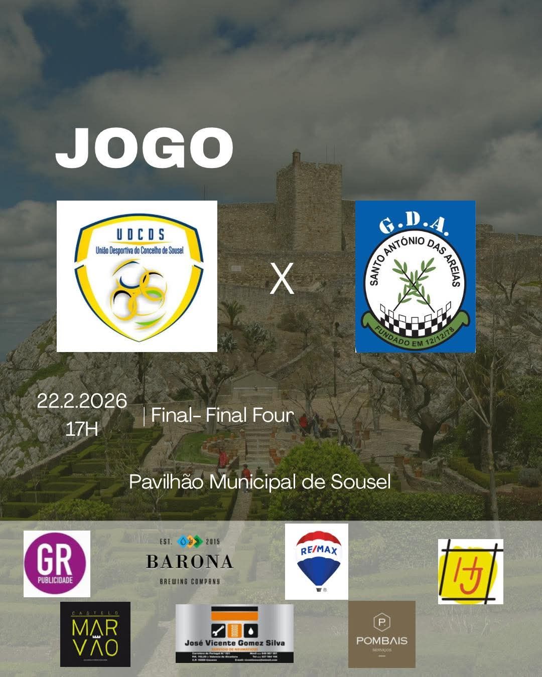 A equipa de futsal do Grupo Desportivo Arenense joga esta tarde, a partir das 1…