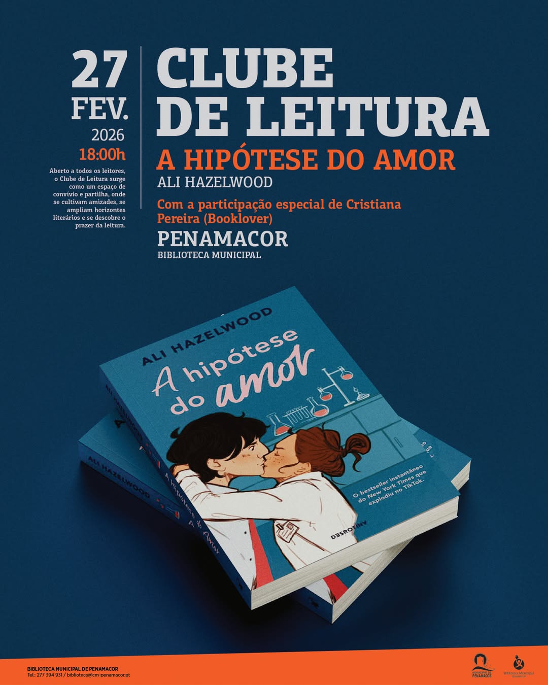 Clube de Leitura regressa à Biblioteca Municipal de Penamacor com “A hipótese do…
