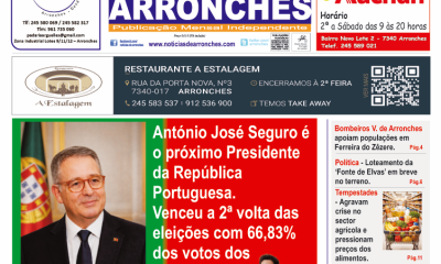 Edição de Fevereiro do Notícias de Arronches