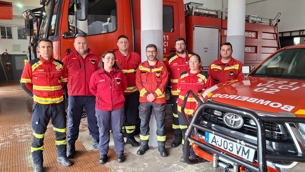 Bombeiros Voluntários de Arronches mobilizados para apoiar populações em Ferreira do Zêzere
