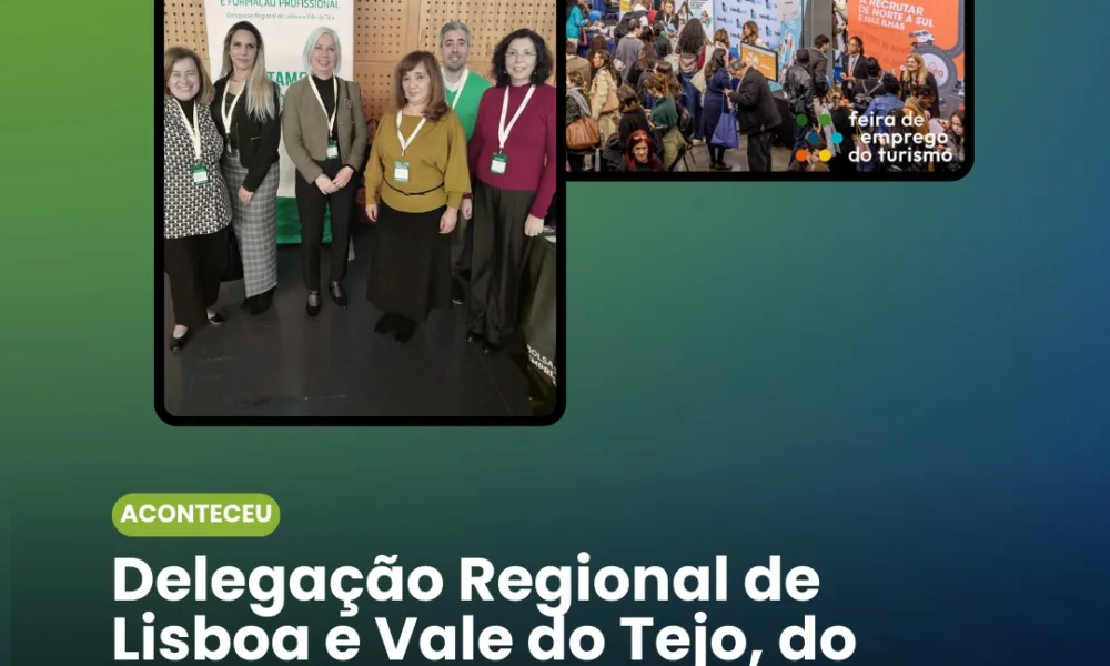A Delegação Regional de Lisboa e Vale do Tejo, do IEFP, marcou presença na Feira…