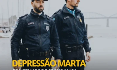 ALERTA – Depressão “Marta” a chegar 

A PSP recorda que a depressão Marta está …