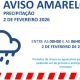 AVISO AMARELO | PRECIPITAÇÃO | 2 FEVEREIRO 2026
 Entre as 00h00 e as 06h00 de 02…