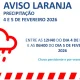 AVISO LARANJA | PRECIPITAÇÃO 
 ENTRE AS 12H40 DO DIA 4 DE FEVEREIRO E AS 06H00 …