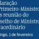 Assista à transmissão em direto da Declaração do Primeiro-Ministro após a reuniã…