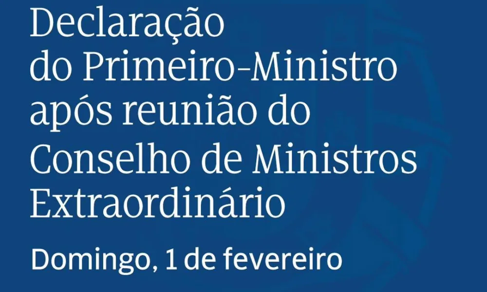 Assista à transmissão em direto da Declaração do Primeiro-Ministro após a reuniã…