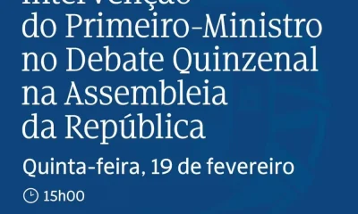 Assista à transmissão em direto da Intervenção do Primeiro-Ministro no Debate Qu…