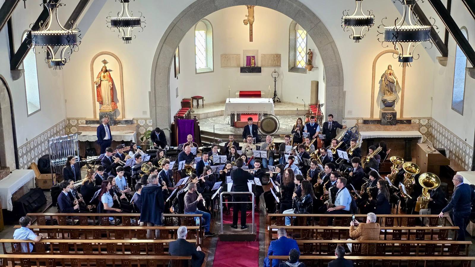 Banda do Pejão realizou Concerto de Início de Época na Igreja de Pedorido com direção de Paulo Martins