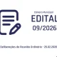 Deliberações da Reunião Ordinária – 25.02.2026
 Edital n.º 09/2026 da Câmara Mu…
