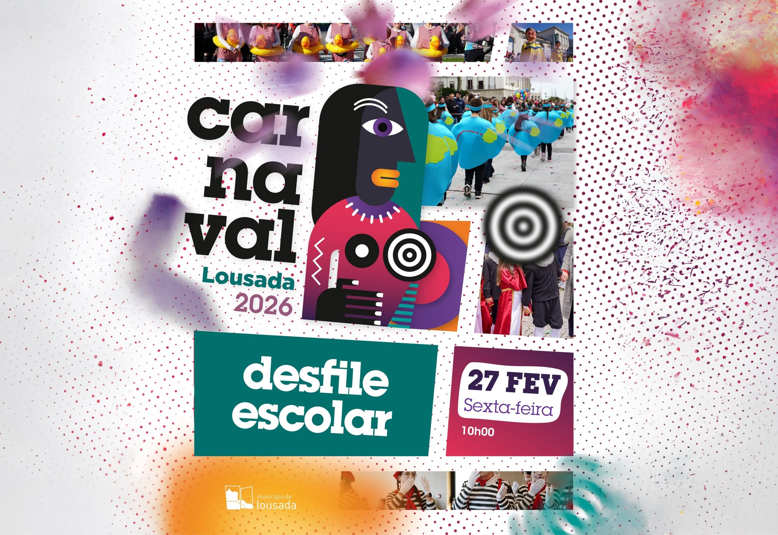 Lousada realiza Desfile de Carnaval Escolar na sexta-feira com tema “Países do Mundo”