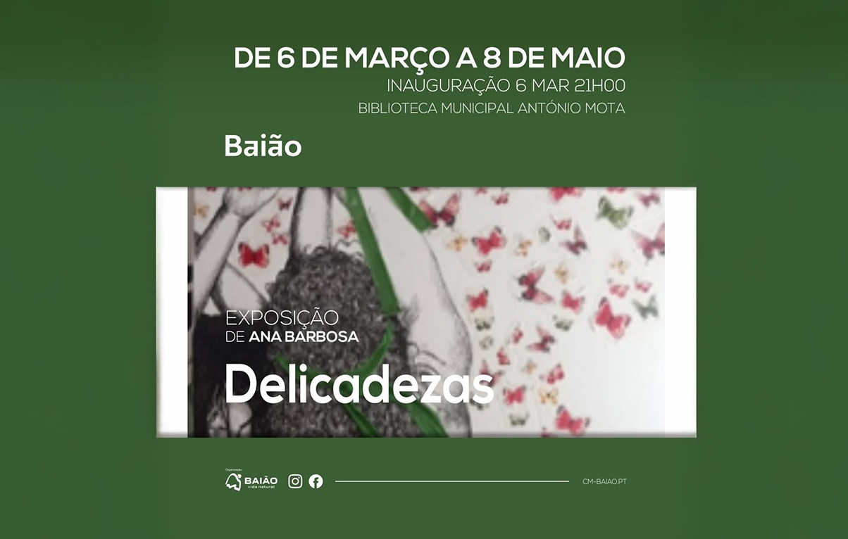 Exposição “Delicadezas” na Biblioteca de Baião homenageia saber e gestos femininos